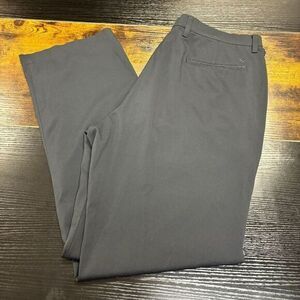 Callaway Pants Mens 36x32 Black Golf OptiPerformance Stretch Straight Flat Chino
